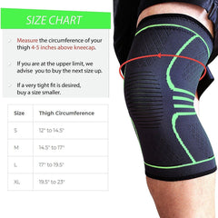 Knee Brace Compression Sleeve Stabilizer Support