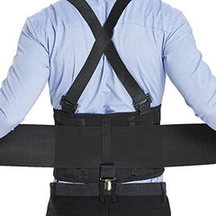Lumbar Back Brace with Removable Suspenders