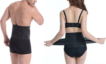 Compression Back Brace Lumbar Support with Adjustable Straps