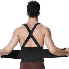 Lumbar Back Brace with Removable Suspenders