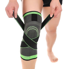 Compression Sleeve Knee Brace with Stabilizer Straps