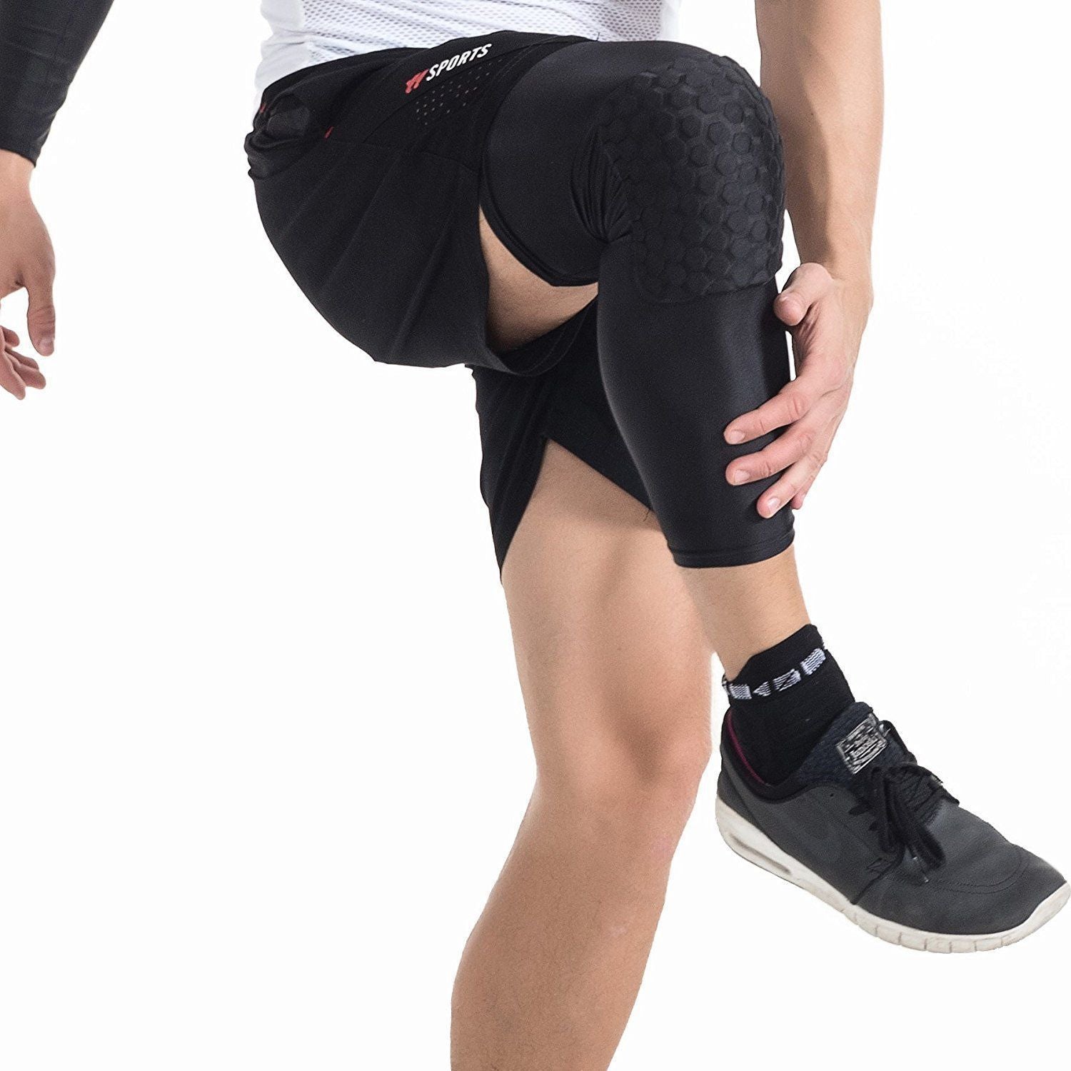 Compression Sleeve Knee Brace with Protector Cup